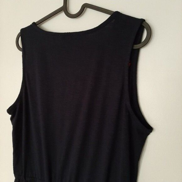 JOE FRESH | Fit & Flare Mini Dress Red Flower Embroidery Sz S Flawed - Picture 8 of 11